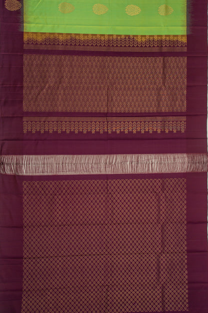 Taranga Kanchi Silk Butta Green Saree