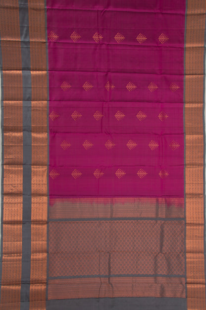 Taranga Kanchi Silk Butta Purple Saree