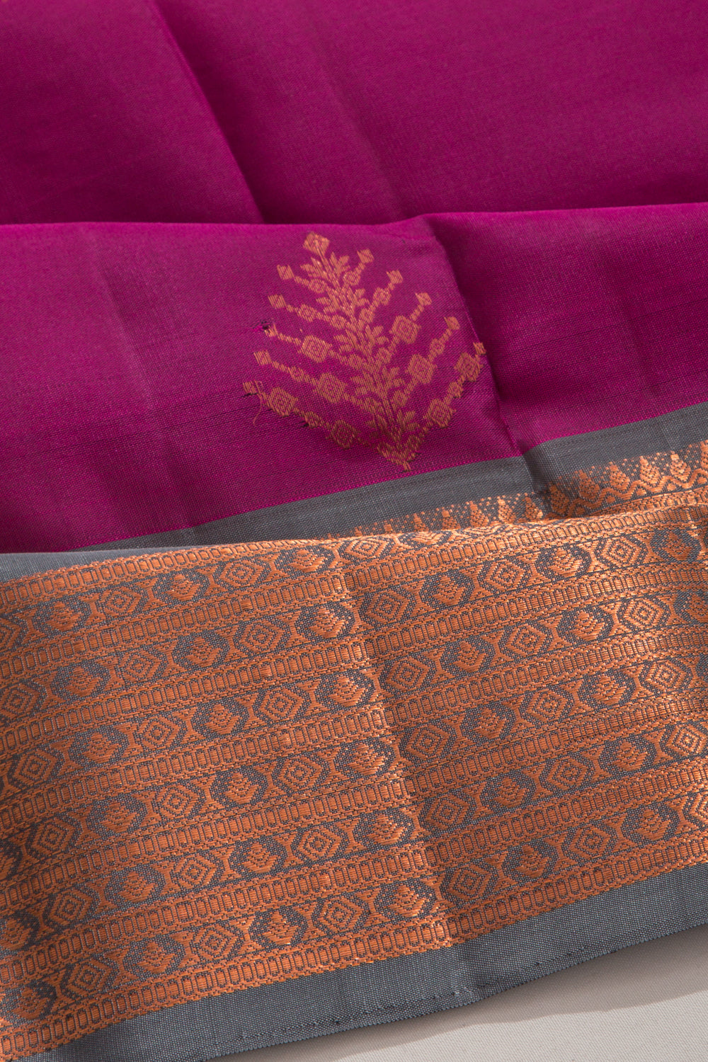 Taranga Kanchi Silk Butta Purple Saree
