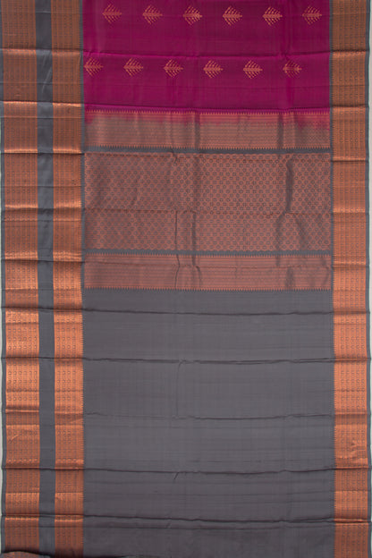 Taranga Kanchi Silk Butta Purple Saree