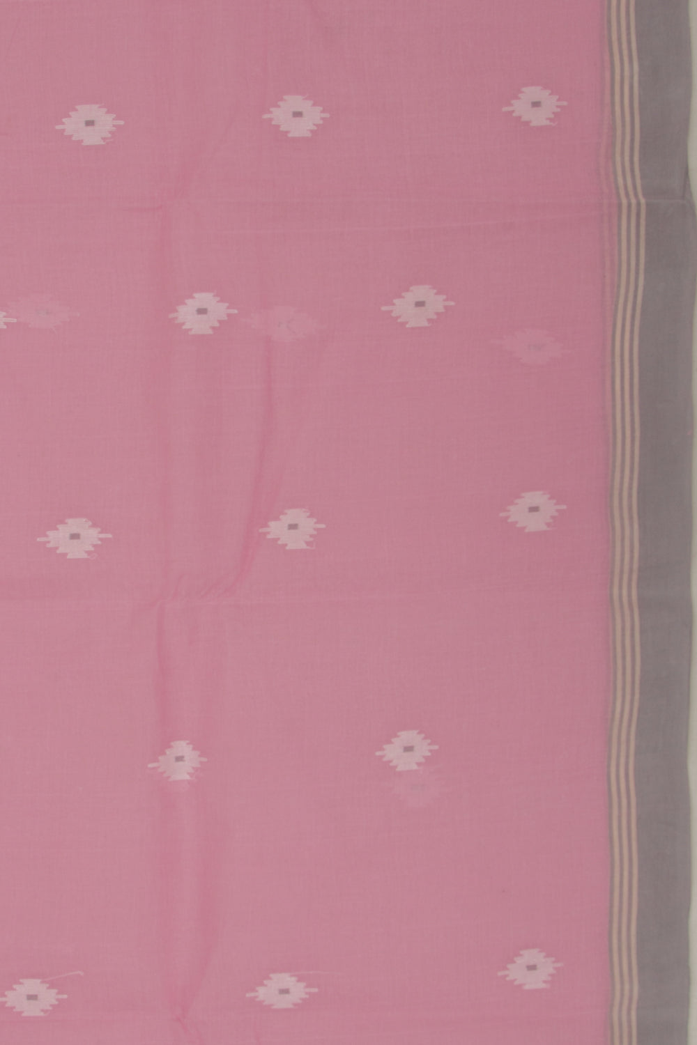 Phulia Cotton Butta Pink Saree