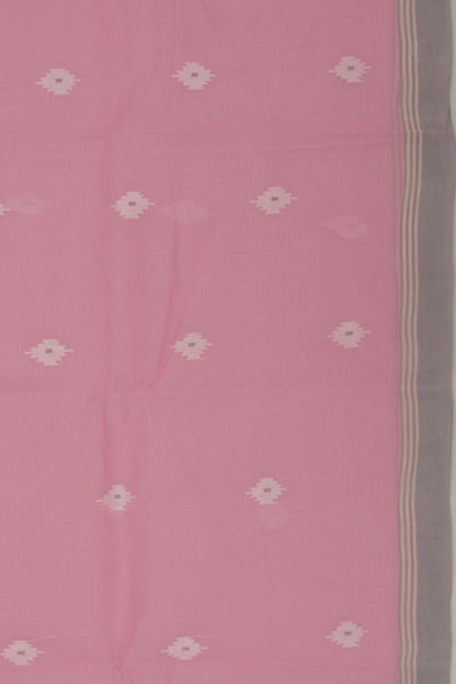 Phulia Cotton Butta Pink Saree