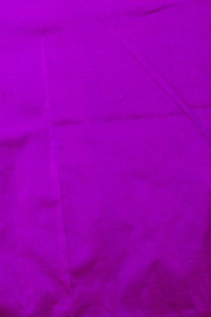 Banarasi Silk Checks And Butta Violet Saree