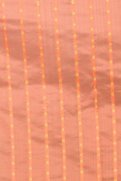Banarasi Kora Organza Checks And Butta Magenta Pink Saree