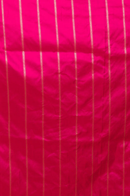 Banarasi Silk Jaal Pink Saree