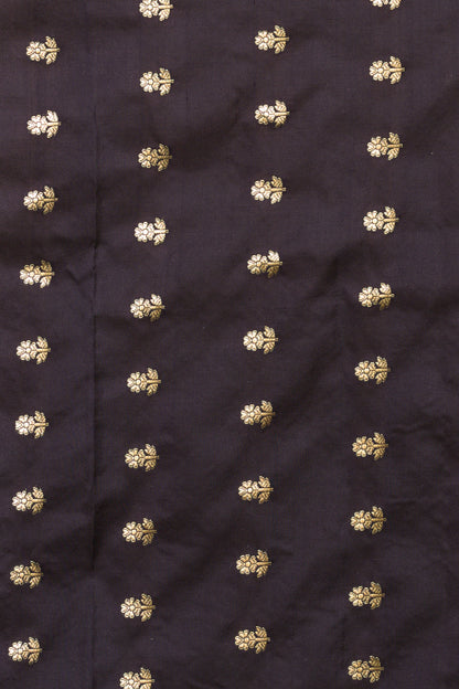 Banarasi Silk Jaal Grey Saree