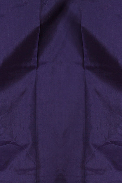 Banarasi Silk Jaal Dark Blue Saree