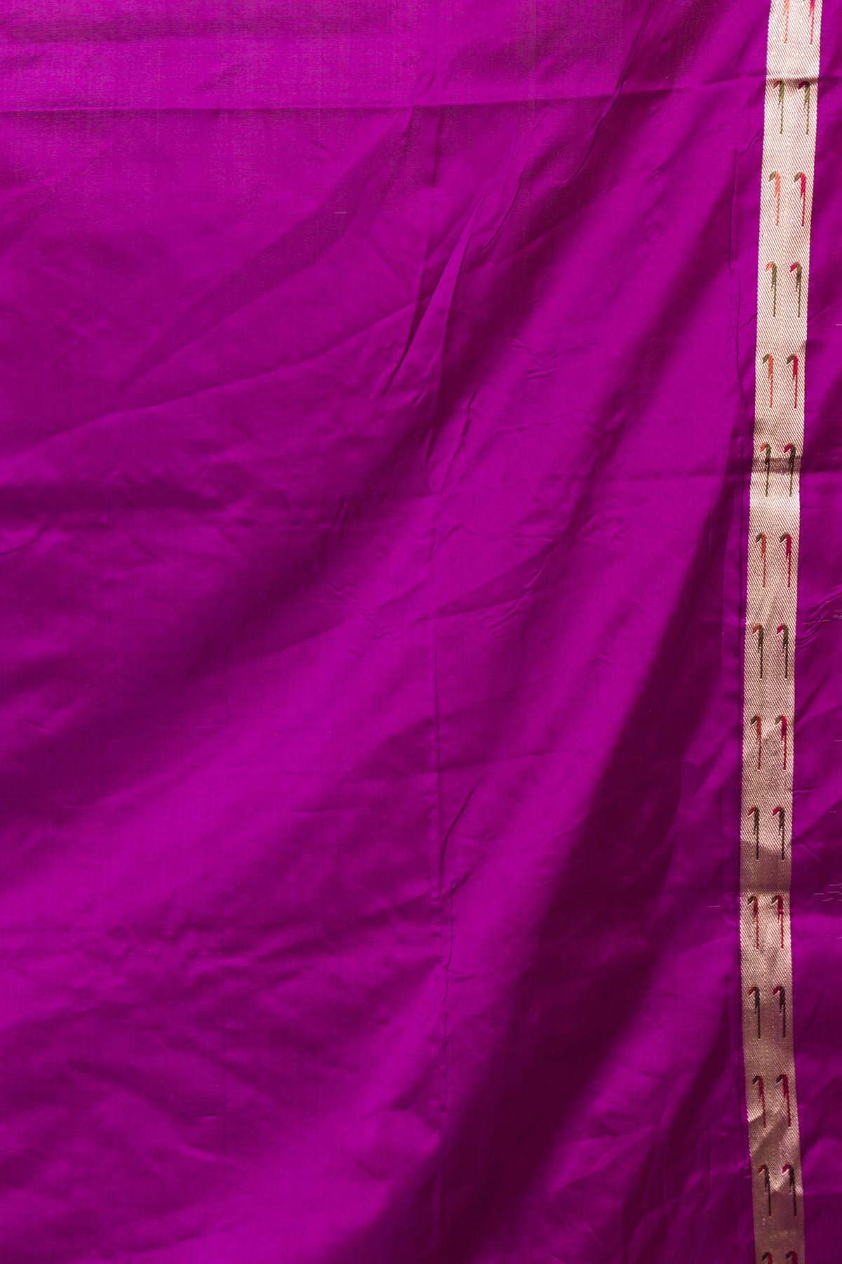 Banarasi Silk Butta Purple Saree