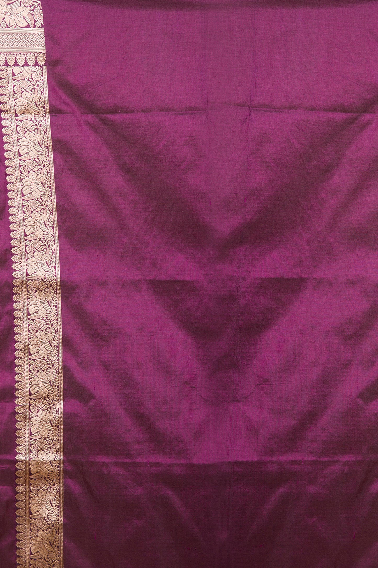 Banarasi Silk Jaal Purple Saree
