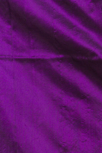 Banarasi Silk Butta Purple Saree