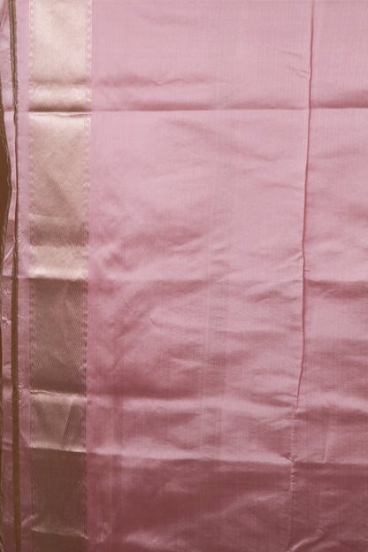 Banarasi Silk Floral Brocade Pastel Pink Saree