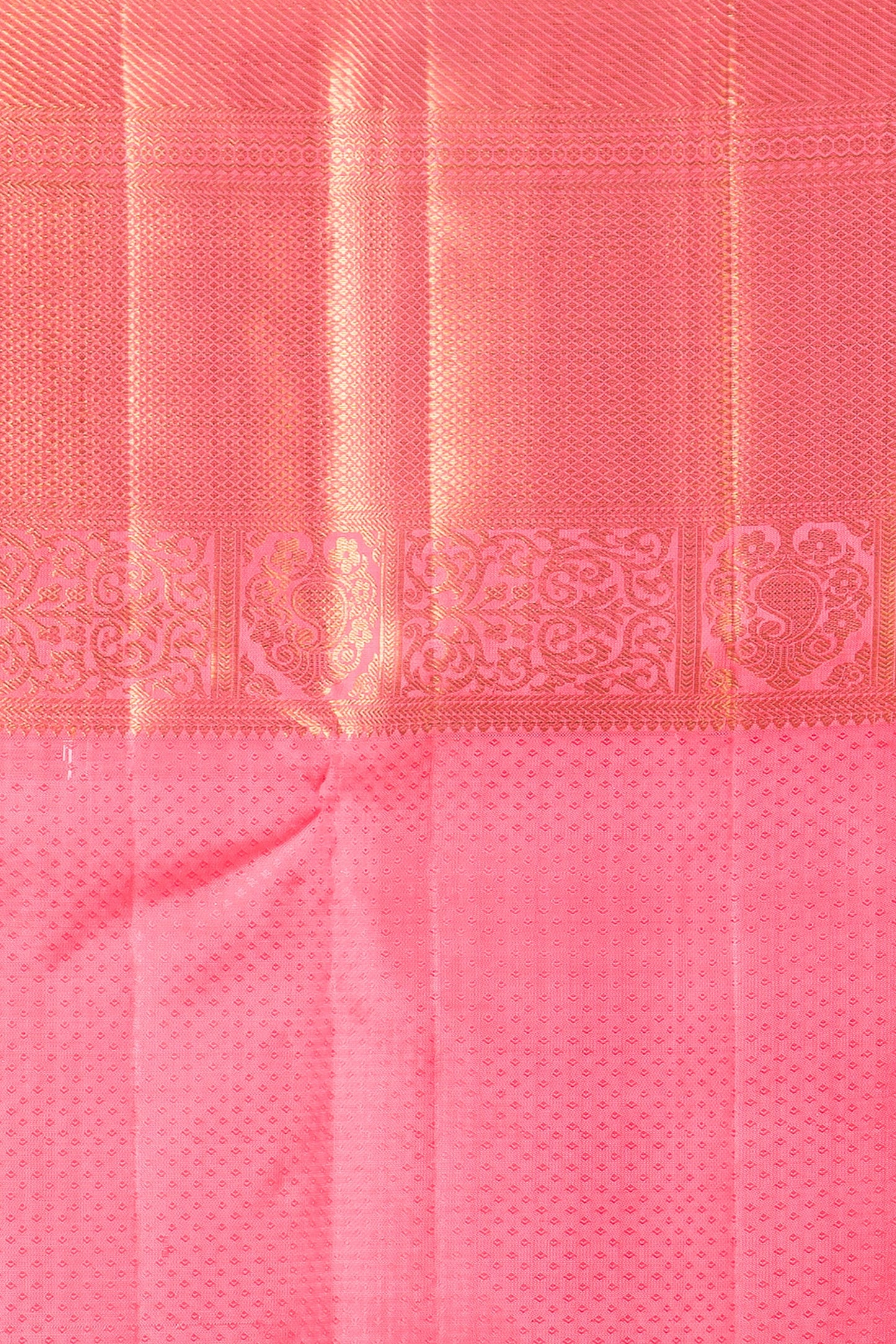 Kanchipuram Silk Jaal Snuff Saree