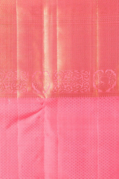 Kanchipuram Silk Jaal Snuff Saree