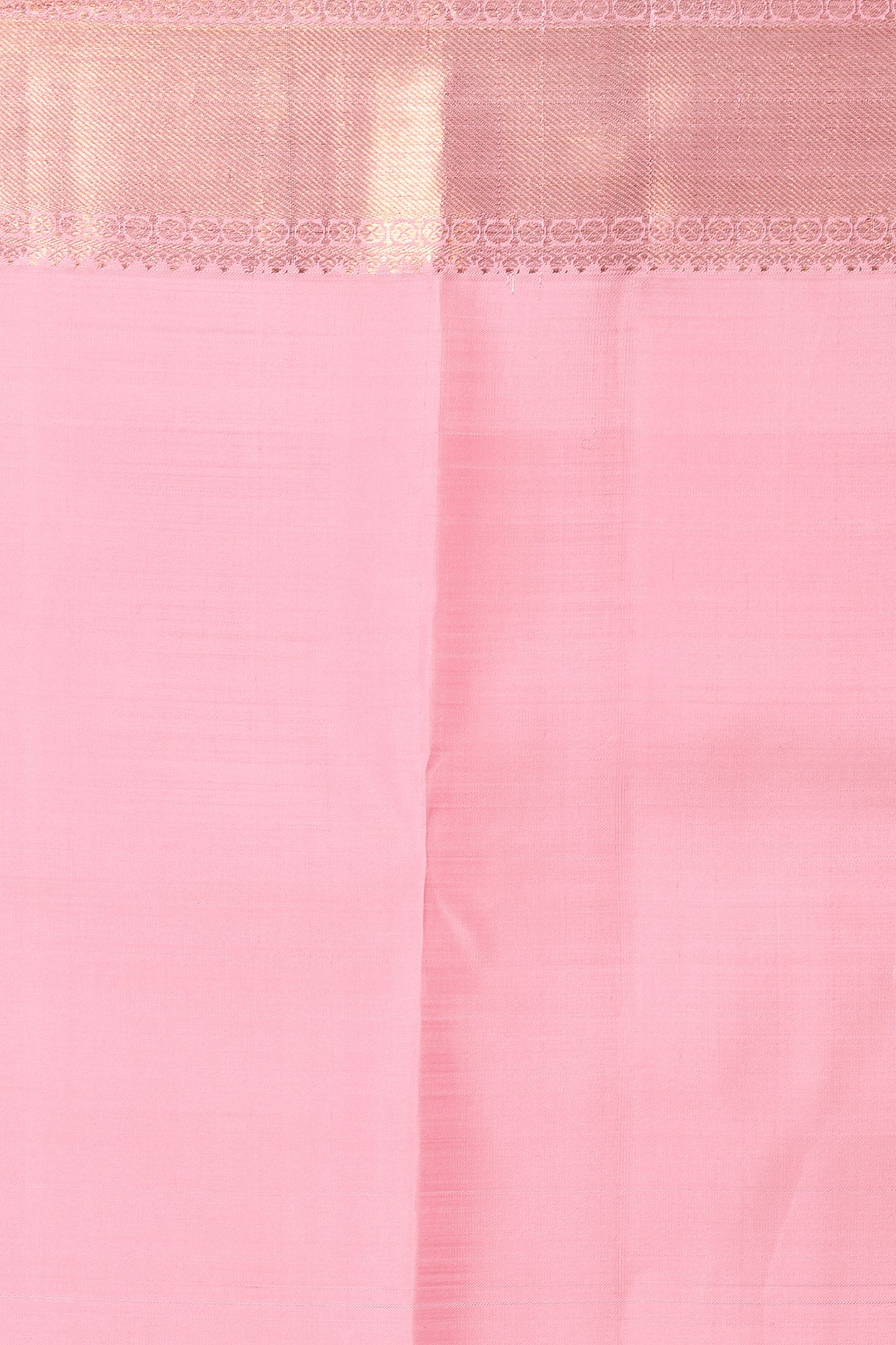Kanchipuram Silk Brocade Pink Saree