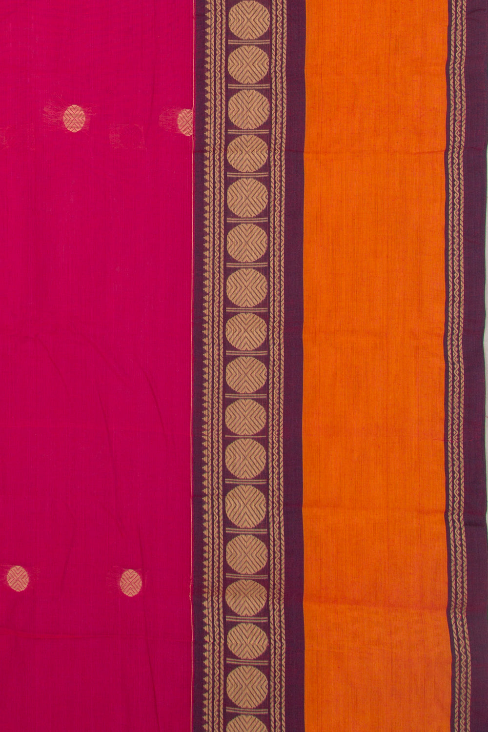 Chettinad Cotton Butta Pink Saree