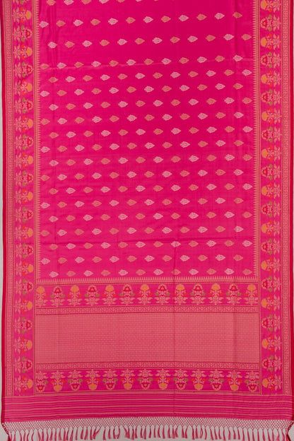 Banarasi Silk Butta Pink Saree