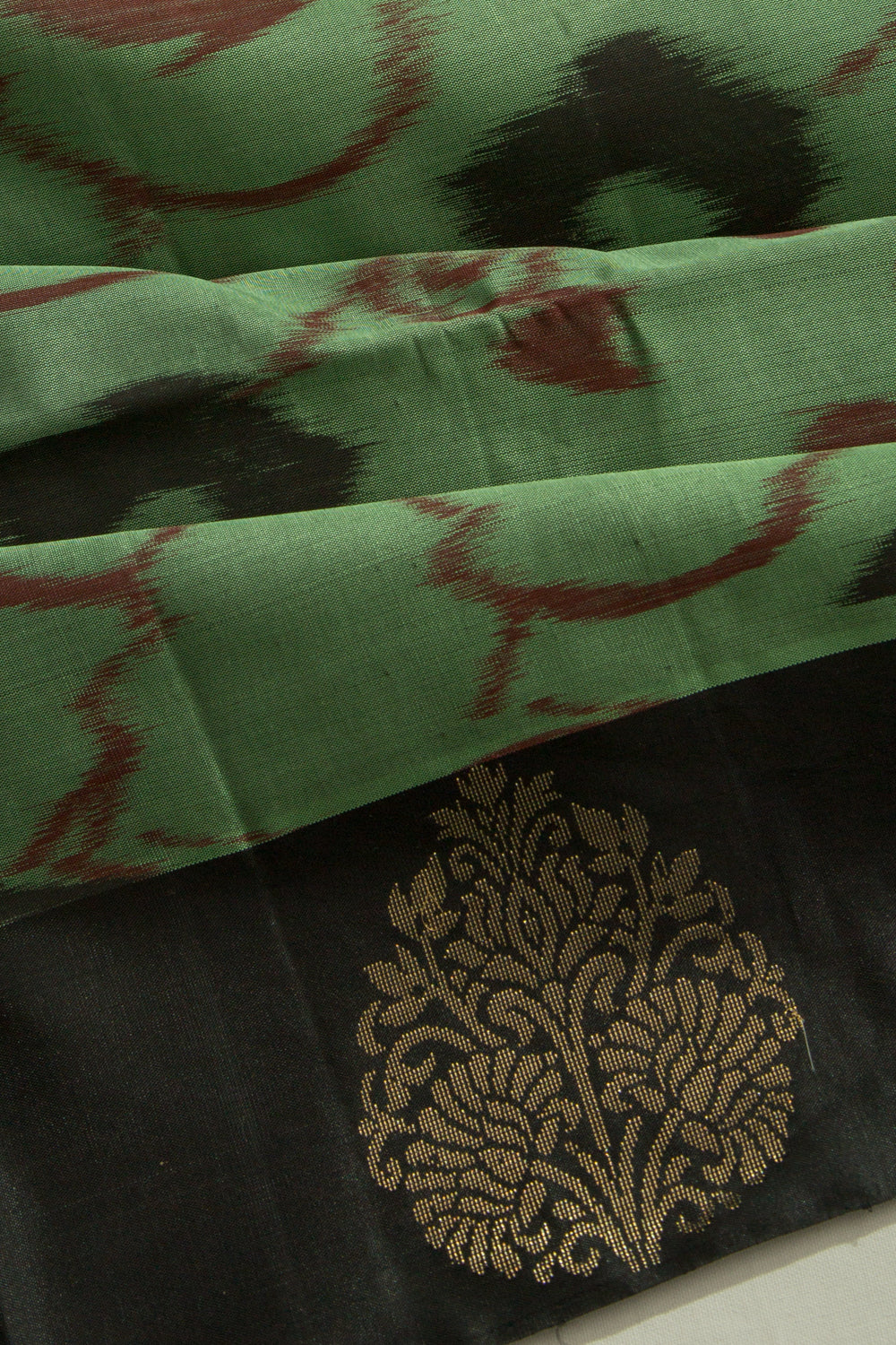 Coimbatore Silk Floral Printed Pastel Green Saree