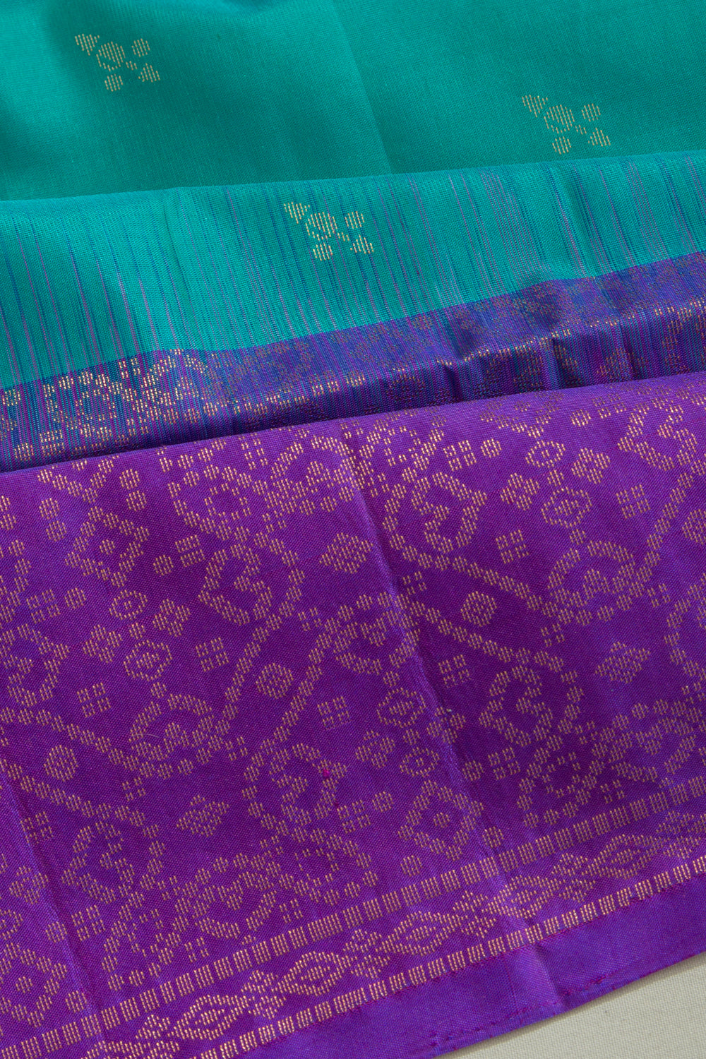 Coimbatore Silk Butta Sky Blue Saree