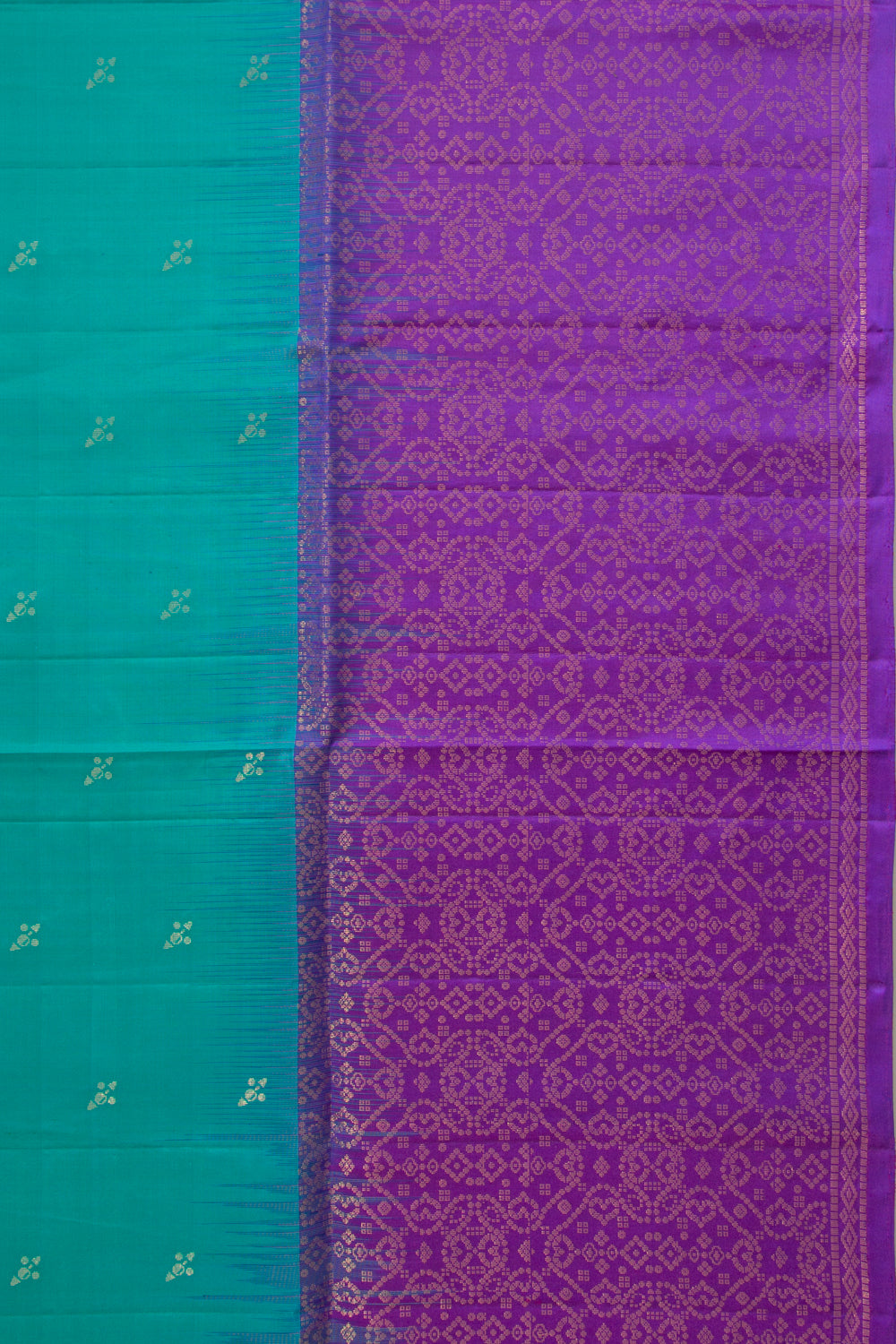 Coimbatore Silk Butta Sky Blue Saree