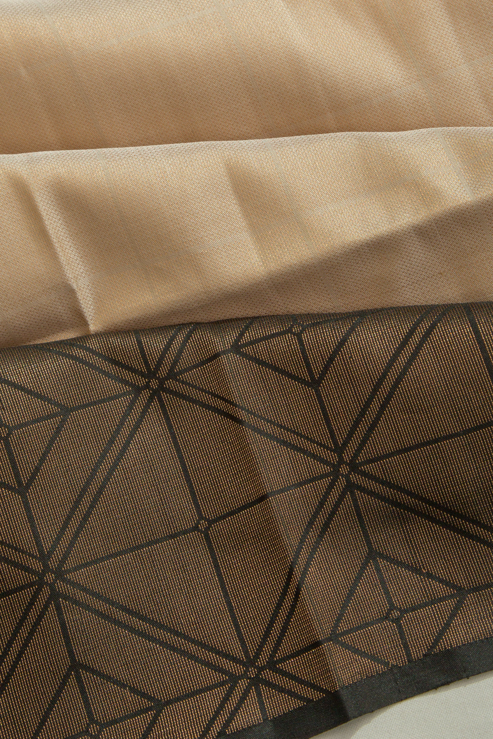 Handspun Cotton Plain Peach Saree