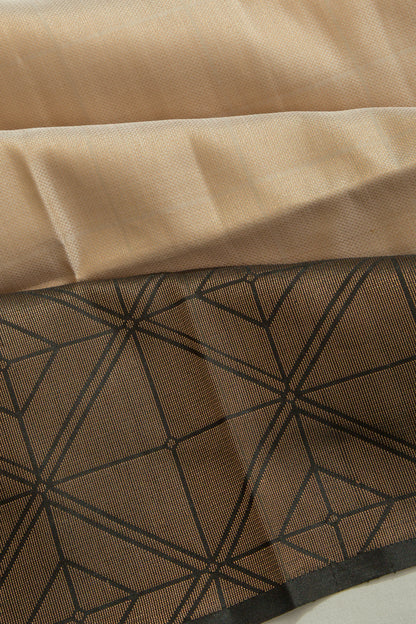Handspun Cotton Plain Peach Saree