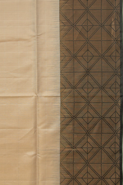 Handspun Cotton Plain Peach Saree
