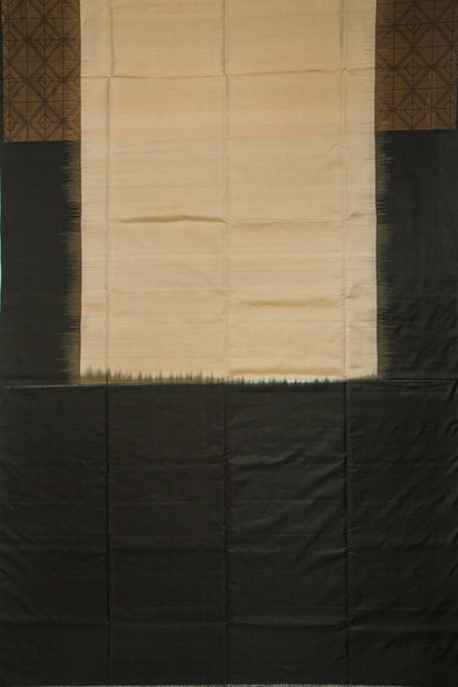 Handspun Cotton Plain Peach Saree