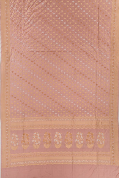 Banarasi Silk Butta Lilac Saree