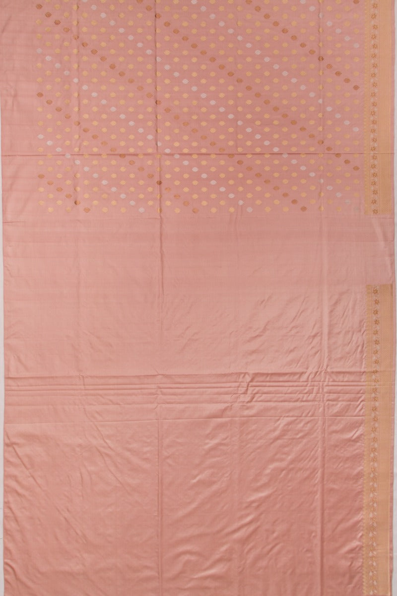 Banarasi Silk Butta Lilac Saree