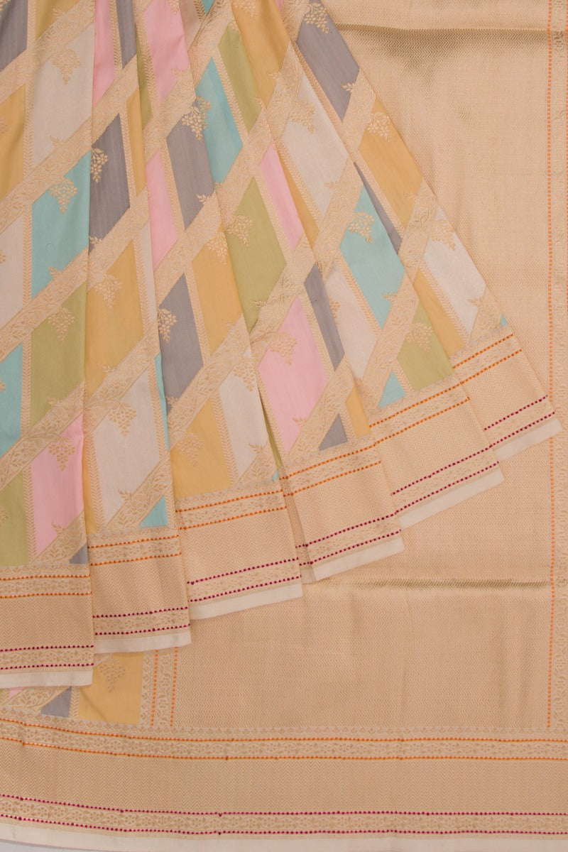 Banarasi Silk Jaal Rangkat Saree