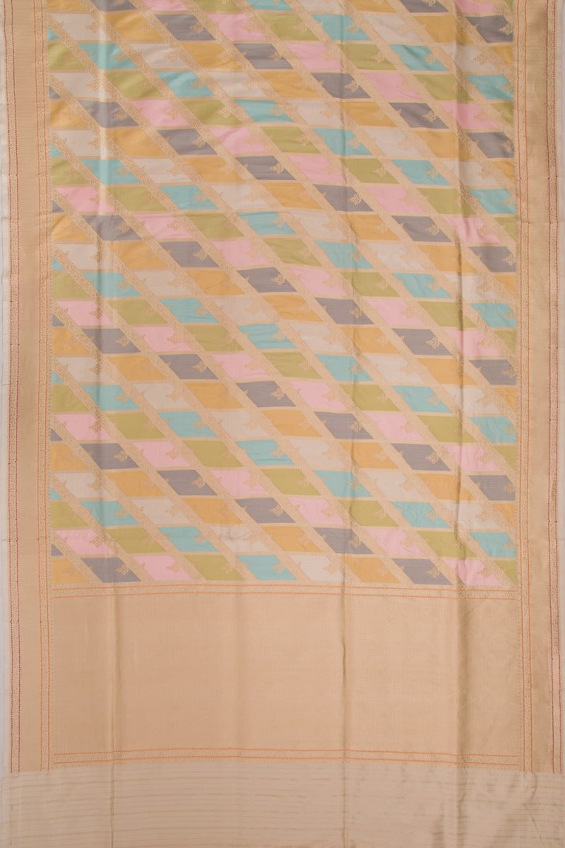 Banarasi Silk Jaal Rangkat Saree