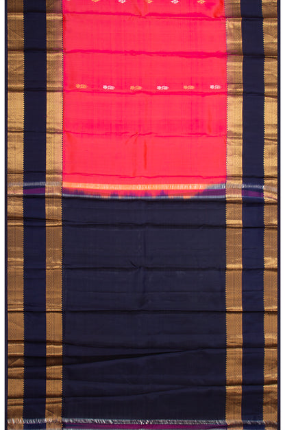 Kanchipuram Silk Butta Pink Saree