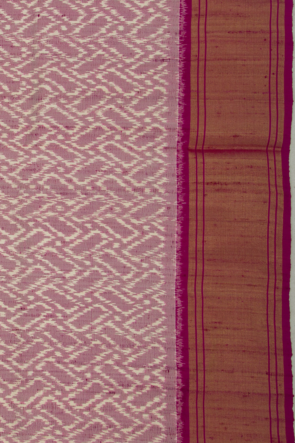 Pochampally Tussar Ikat Purple Saree