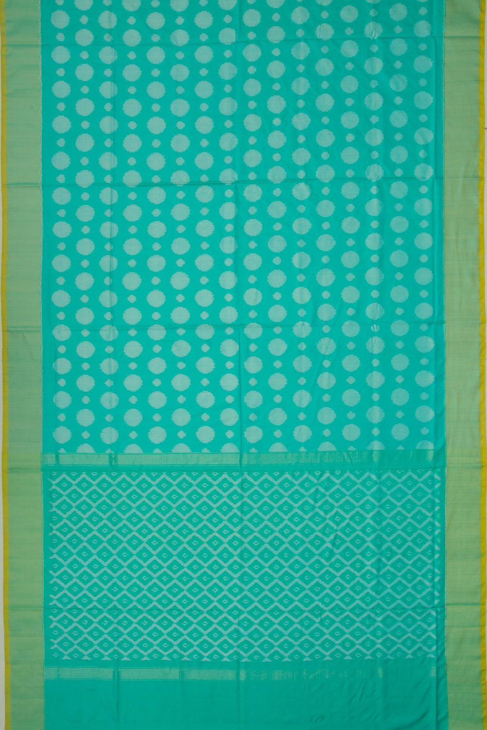 Pochampally Silk Ikat Sky Blue Saree