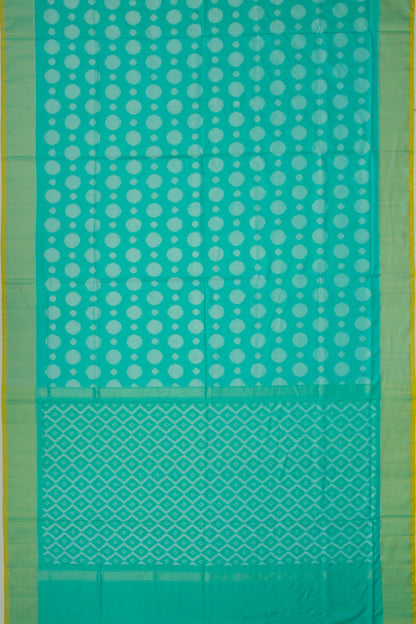 Pochampally Silk Ikat Sky Blue Saree