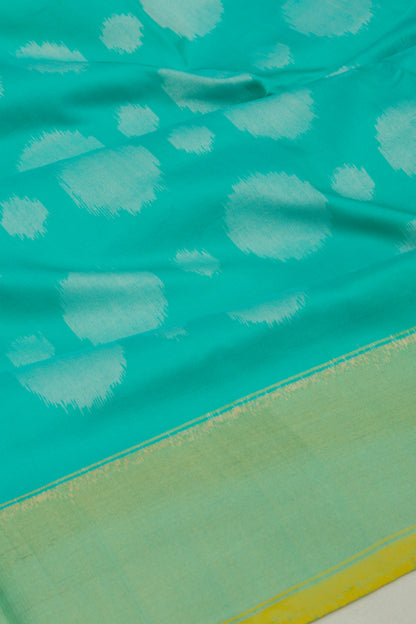 Pochampally Silk Ikat Sky Blue Saree