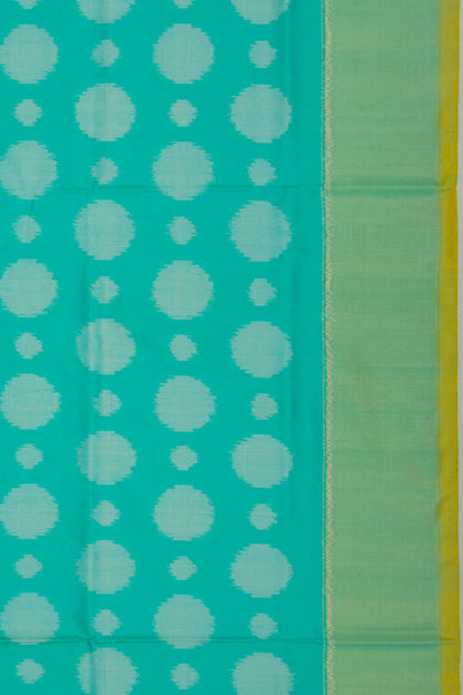 Pochampally Silk Ikat Sky Blue Saree