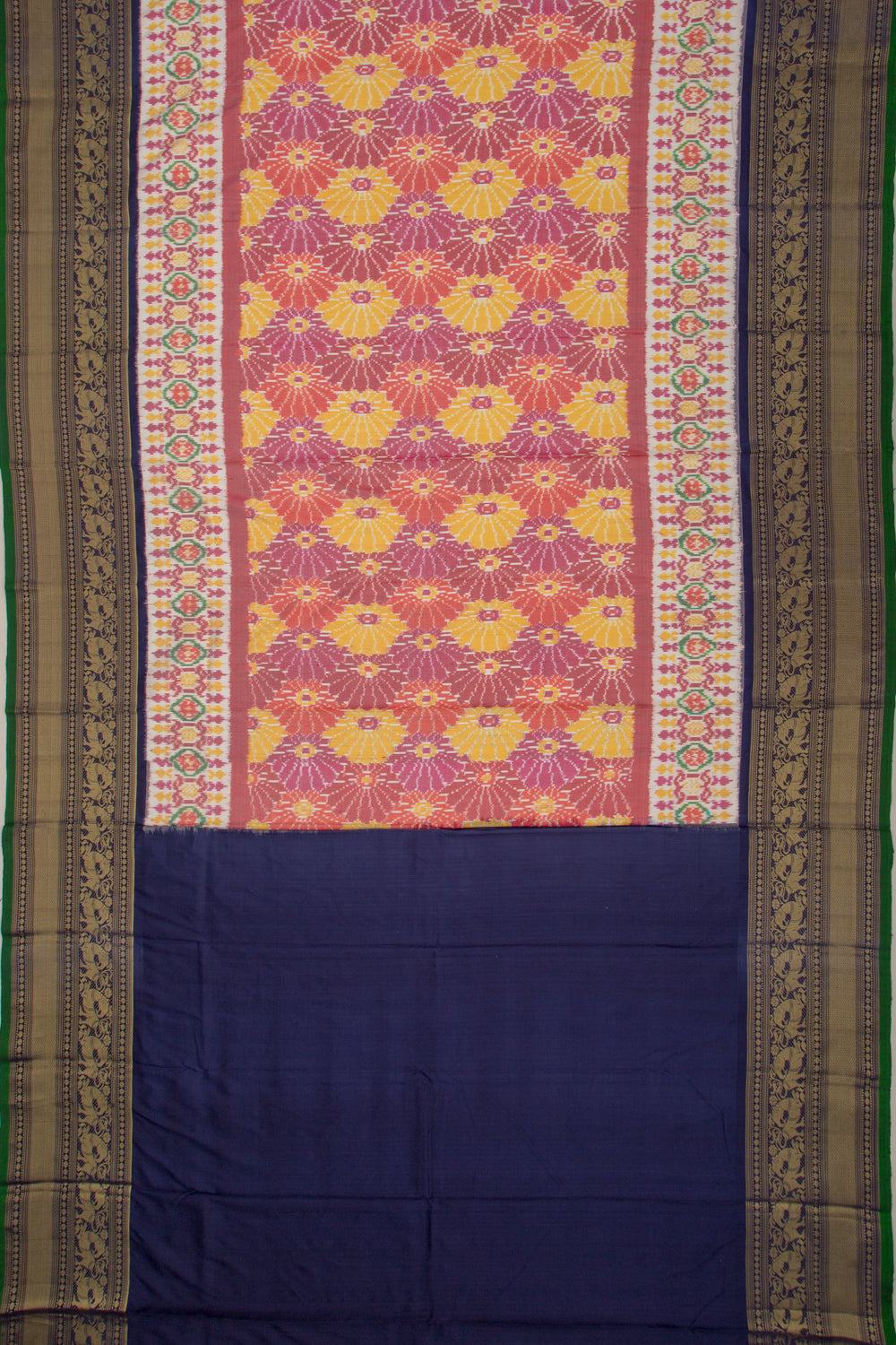 Kanchipuram Silk Ikat Red Saree