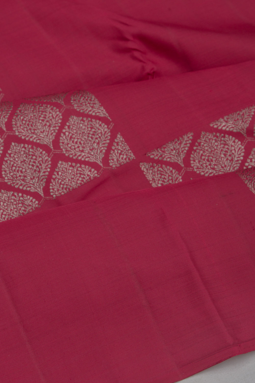 Kanchipuram Silk Antique Zari Brocade Red Saree