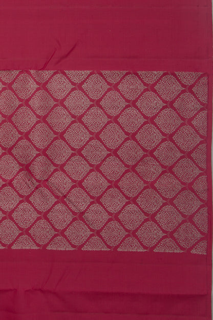 Kanchipuram Silk Antique Zari Brocade Red Saree