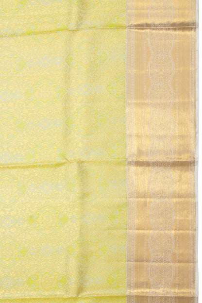 Kanchipuram Silk Brocade Green Saree
