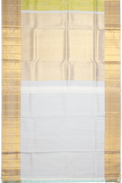 Kanchipuram Silk Brocade Green Saree