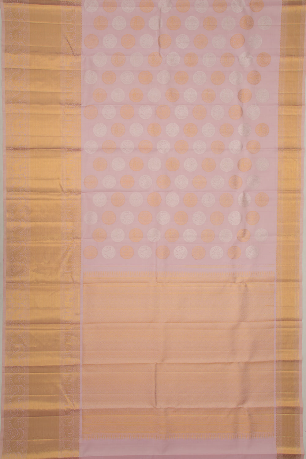 Kanchipuram Silk Butta Lavender Saree