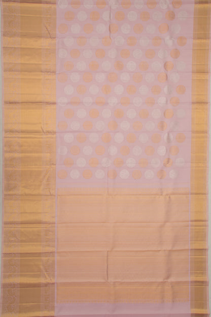 Kanchipuram Silk Butta Lavender Saree
