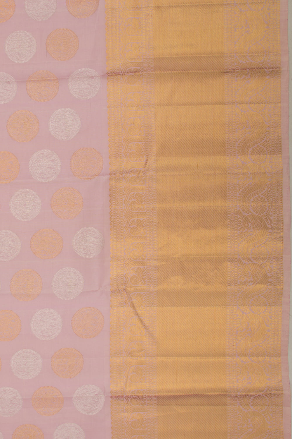 Kanchipuram Silk Butta Lavender Saree