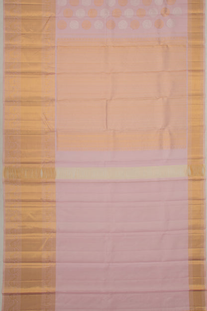 Kanchipuram Silk Butta Lavender Saree