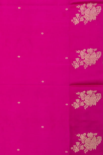 Banarasi Katan Silk Butta Rani Pink Saree