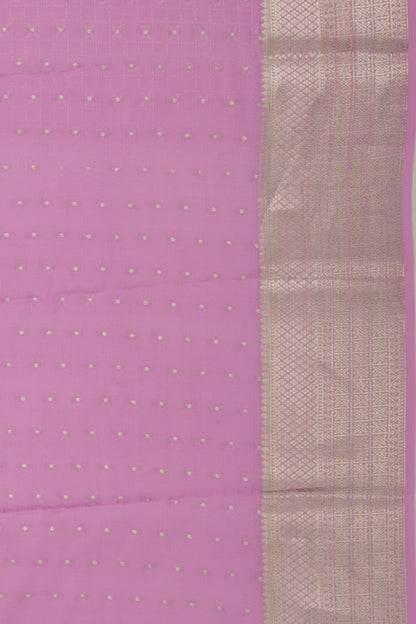 Binny Silk Brocade Lavender Saree