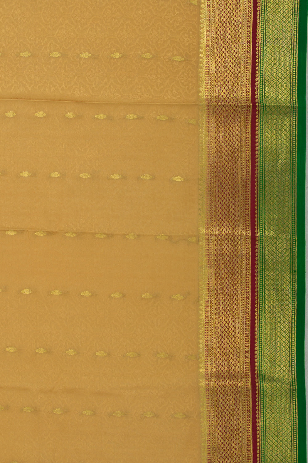 Binny Silk Brocade Gold Saree