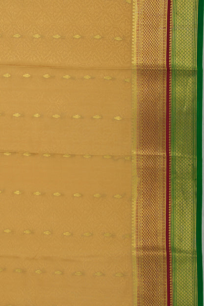 Binny Silk Brocade Gold Saree